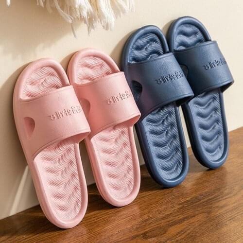 Casual Mens Slippers Fashion EVA Women Sandals Solid Color Couple Flip Flops Summer Soft Comfortable Bathroom Slides