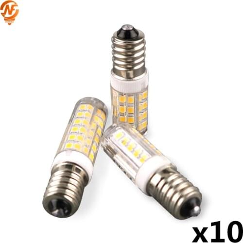 10pcs/lot E14 Led Lamp Ceramic LED Bulb AC 220V 230V 240V 3W 4W 5W 7W 2835 SMD LED Corn Bulb 360 Degree Angle Led Spotlight Lamp