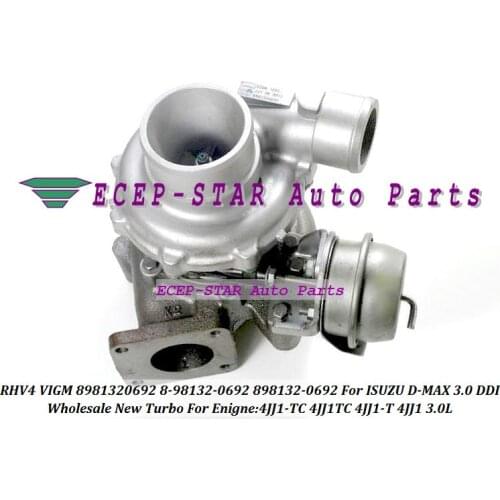 RHV4 VIGM 8981320692 8-98132-0692 898132-0692 Turbo Turbocharger For ISUZU D-MAX 3.0 DDI 4JJ1-TC 4JJ1TC 4JJ1-T 4JJ1T 4JJ1 3.0L