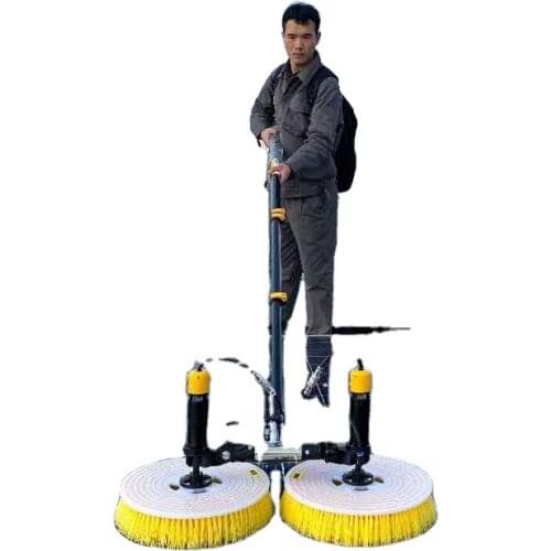 Factory Support telescopic pole brush Solar Tools Photovoltaic Panel Cleaning Machine