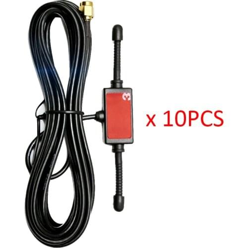 10PCS 900-1800MHZ GSM GPRS Antenna Horn Patch Antenna SMA Male 3M Cable Signal Amplifier for Radio