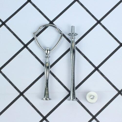 10pcs shield style 2tier or 3tier cake stand centre cake plate fitting mix colour dessert stands handles/cupcake stand