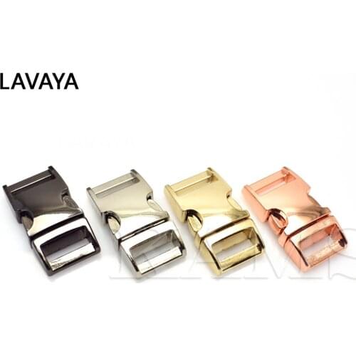 25pcs 3/8"(10mm) 4 color metal paracord buckle side release buckle small dog collar clips Paracord Shackles Accessories