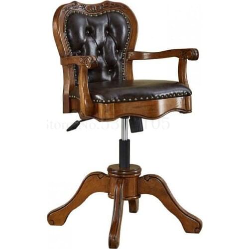 European Style Bar Chair, Domestic Solid Wood High Chair, Swivel Back, American Style Bar Stool, Bar High Stool, Lift Chair