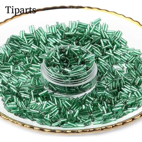 1060pcs Czech Tube Seed Beads 2mm Charms Muyuki Beads Spacer Beads Puzzles For Jewelry Making DIY Bracelet Necklace Findings