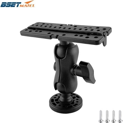 360 Degree Swivel Ball Mount Marine Kayak Electronic Fish Finder Mount Base Fishfinder GPS Plate Rotating Boat GPSMAP Supporter