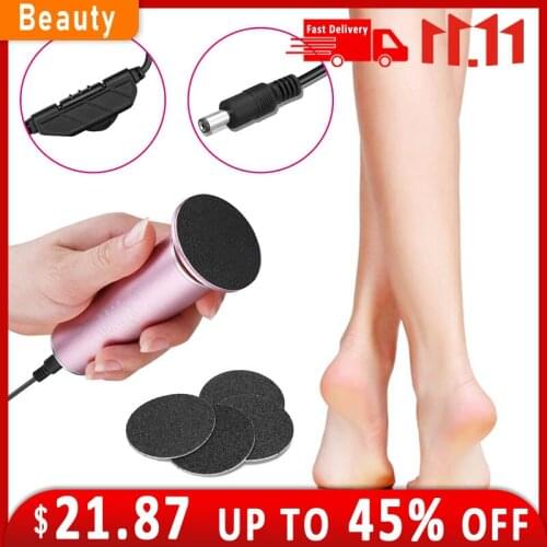 Electric Foot File And Callus Remover Smooth Pedicure Foot Grinder Dead Skin Remover Pedicure Machine Shaver Feet Care Cleaner