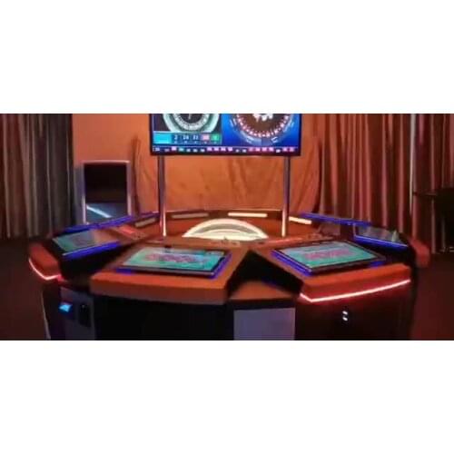 Hot Sale 4/8/12 Player Video Gambling Electronic Casino Roulette Game Table Machines For Sale
