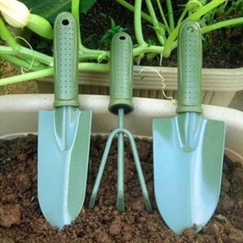 Horticultural tools Plastic handle Spray-over soil planting 3pcs of Earth Shovels Spades Plant Flowers