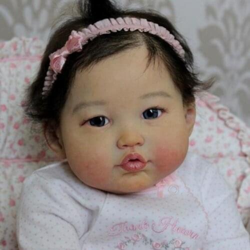 22inches Reborn Doll Kit Lea Unfinished Doll Parts DIY Doll Toy Blank Kits DIY Toys Drop Shipping