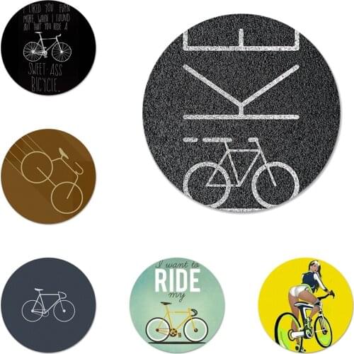 New Arrival Bicycle Bike Sport Coqu Icons Pins Badge Decoration Brooches Metal Badges For Clothes Backpack Decoration