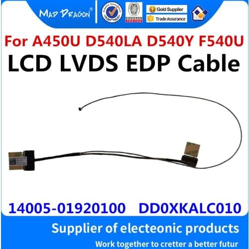 NEW LCD LVDS SCREEN FLEX Cable For Asus A450U D540LA D540Y F540U F1700U R540S X540 X540L X540S X540SA DD0XKALC010 14005-01920100