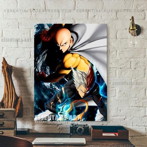 One Punch Man Saitama Vs Garou Poster Canvas Wall Art Painting Decor Pictures Bedroom Study Living Room Home Decoration Prints