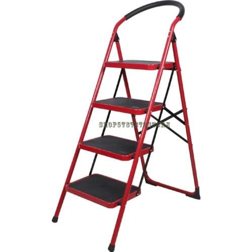 Genuine Family Ladder, Four Step Ladder, Thickened Ladder, Family Folding Ladder, Mobile Staircase, Herringbone Ladder, P