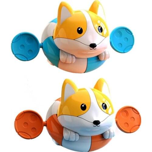 Lovely Bathing Toy Joyful Cartoon Design Attractive Swim Animal Shape Wind Up Swim Watering Game for Home