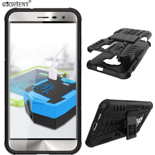 For ASUS ZenFone 3 ZE552KL Shockproof Hybrid Armor Phone Case Z012S Z012D Z012DA Stand Rugged Bumper Cover ZE552 ZE 552 KL 552KL