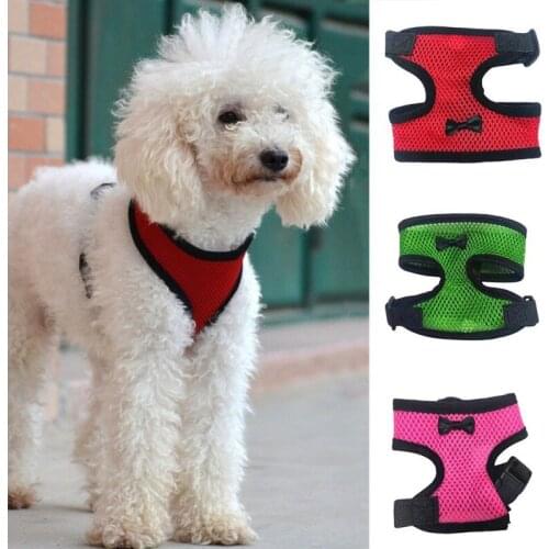 Dog Harness Vest With Leash Cute Bowknot French Bulldog Harness Puppy Small Medium Dogs Cats Harness For Walking Dropshipping