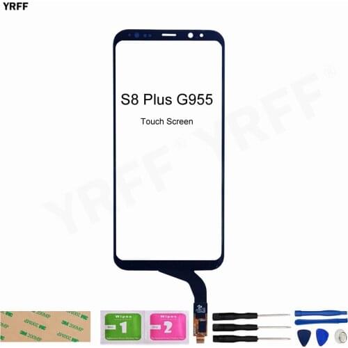 For Samsung S8+ Glass Touch Sensor Panel For Samsung Galaxy S8 Plus G955 S8+ Touch Screen Digitizer Panel Repair Part