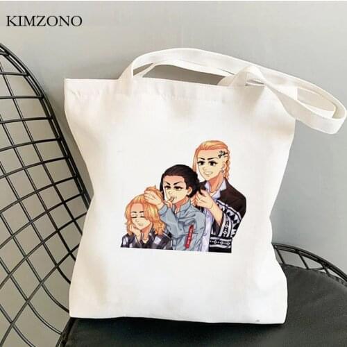 Tokyo Revengers shopping bag shopper grocery reusable bolsa bolsas de tela bag shoping bolsas ecologicas sac cabas fabric cabas