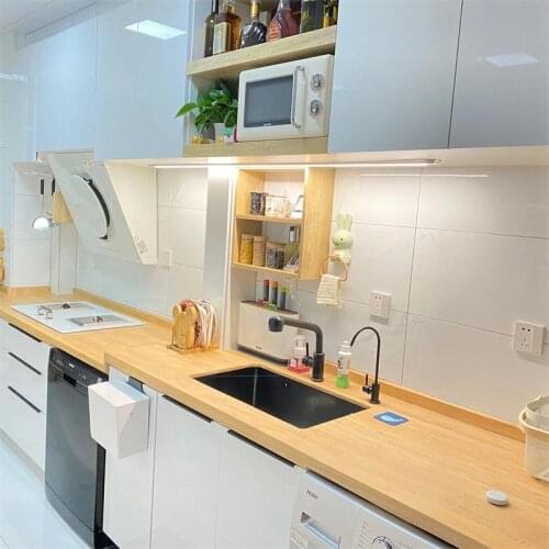 Thickened Waterproof Wall Stickers 3D Vinyl Wood Grain Self-Adhesive Wallpapers Wardrobe Cabinet Furniture Renovation Home Decor