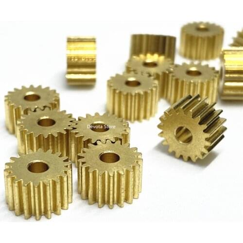 0.5M 18T DIY Copper Gear 2.98MM 3MM Hole Quality Model Gear
