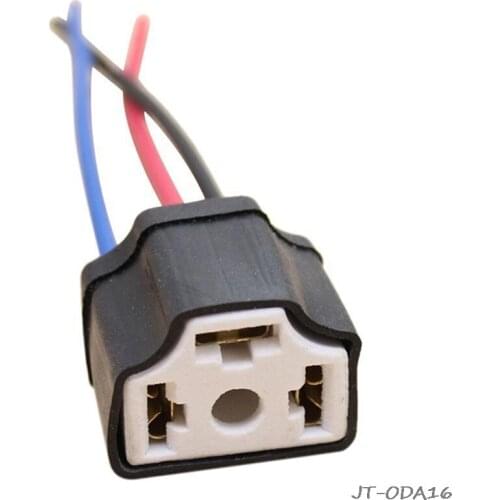 1 Pcs H4 9003 Keramische Draad Bedrading Auto Hoofd Gloeilamp Lamp Harnas Socket Plug