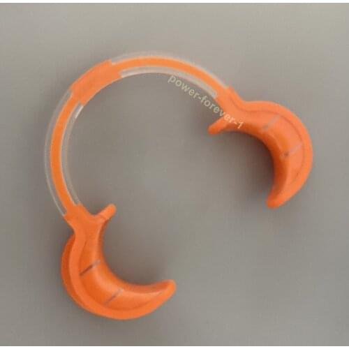 10-Pieces C-Shape Teeth Whitening Cheek Retractor Dental Mouth Opener Lip Mouthguard Soft Anti-Skid Rubber