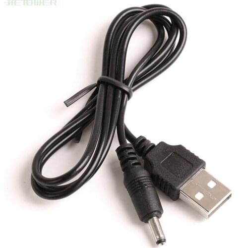 1000pcs/lot USB To DC 2.0mm/2.5mm/3.5mm/5.5mm Power Cable USB A Male To 3.5 Jack Connector Power Supply Charger Adapter for HUB