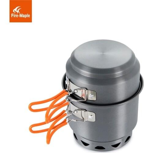 2 In1 Fire Maple Cooking Pots Sets Food Cooker Aluminium for 2-3 Person Use Kitchen Tools Fast Cooker Rice Bowl FMC-218