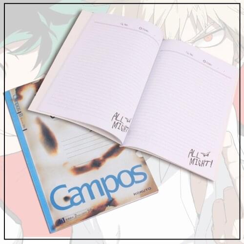 30Page Anime My Hero Academia Note Book Hand Book PU Cover School Supplies Office Supplies Deku Midoriya Izu NoteBooks