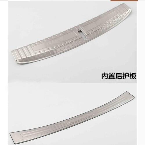 Car accessories For BMW X2 2018-2020 Stainless Steel Rear Inner Trunk Boot Bumper Guard Plate Protector Molding Trim