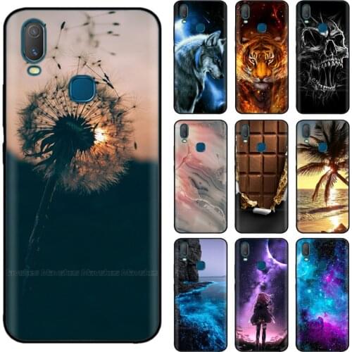 Case For Vivo Y11 2019 Case For Vivo 1906 Y11 2019 Black Silicone Soft Cover For Vivo Y11 2019 Case TPU Bumper on vivoY11 Y 11