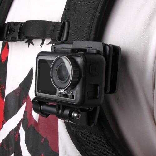 FOR DJI OSMO Action Backpack Clip Bracket Clamp Portable Carrying Mount Fixed Adapter Holder Sport Camera Accessories