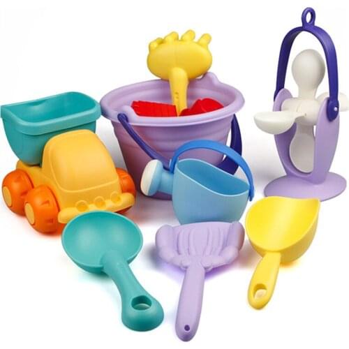 Children Beach Toys Baby Summer Digging Sand Tool with Shovel Water Game Play Outdoor Toy Set Sandbox for Boys Girls