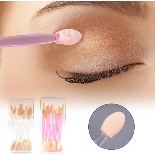 12 Pcs Nail Mirror Powder Brush Chrome Nails Pigment DIY Materiel Holographic Glitter Sponge Double Ended Disposable Supplies