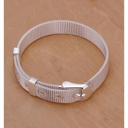 Fashion design hot-saled product beautiful High quality Silver color Jewelry Bracelets free shipping factory H237