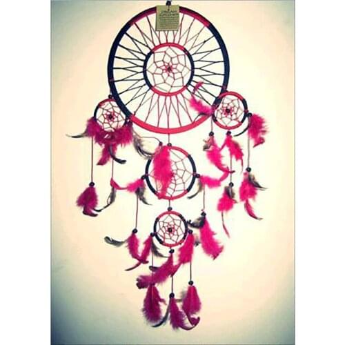 Dream Catcher Religion Printed Canvas 11CT Cross-Stitch Full Kit DIY Embroidery DMC Threads Painting Handmade Decor