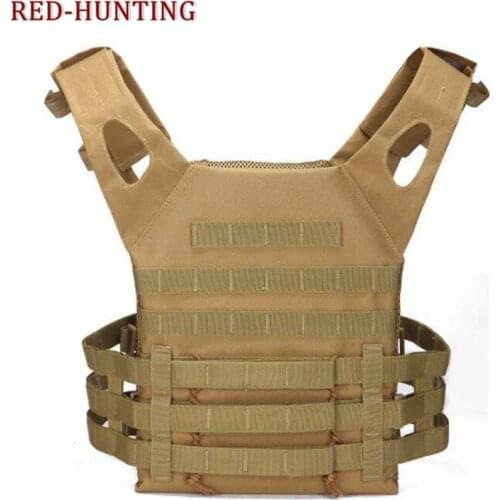 New JPC High Quality Vest Men Training Tactical Jumpable Plate Carrier Lightweight Vest Body Armor + Plates Outdoor Hunting Vest