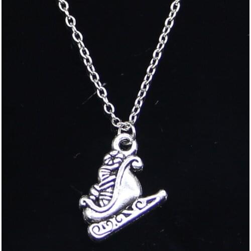 New Fashion Necklace 20x18mm snow boots shoes Pendants Short Long Women Men Colar Gift Jewelry Choker