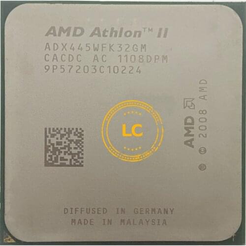 CPU AMD Athlon II X3 445 3.1 GHz Triple-Core Socket AM2+ AM3 Desktop CPU Processor ADX445WFK32GM