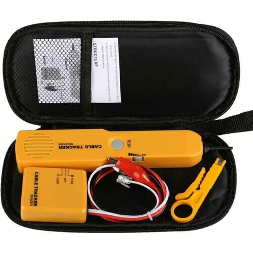 1 Set Professional Cable Finder Tone Generator Probe Tracker Wire Network Tester Tracer Kit Electrical Instrument Tool Accessory