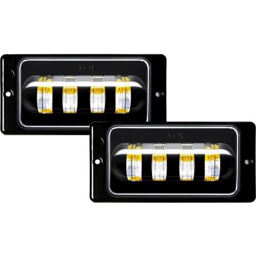 2PCS Fog Light Led DRL Anti-Fog Headlight For Lada 2110 2111 2112 2113 2114 2115 2116 2117 Low Beam Car Accessories