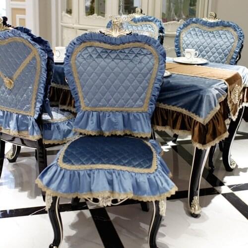 Luxurious Round/Square Lace Tablecloth Soft Cashmere Fabric Wedding Party Table Cloth Non-slip Chair Cover Doily Table flag B2