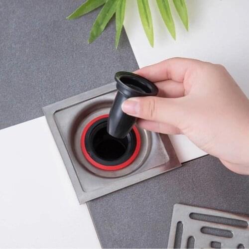 Silicone Water Stopper Bathroom Kitchen Deodorant Plug Sink Drain Strainer Hair Catchers Rubber Shower Bathtub Floor Filter NEW