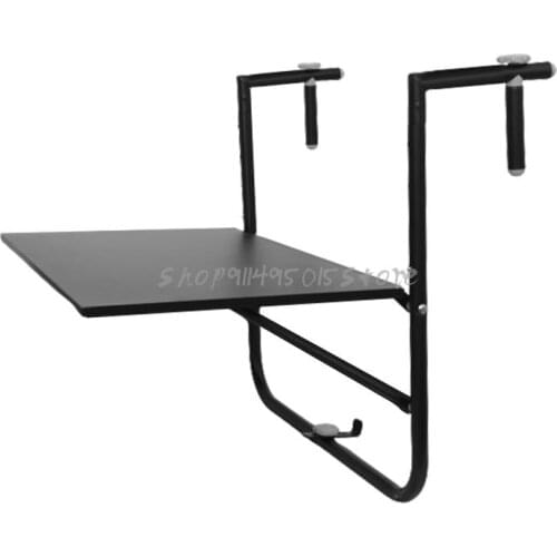 Modern Small Family Portable Balcony Hanging Table Courtyard Railing Household Folding Table Outdoor Lifting Learning Table