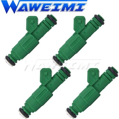 WAWEIMI 4x Fuel Injector OE 0280155968 440cc 42lb EV1 For Ford Volkswagen Audi A4 TT Brand New High Preformance 0 280 155 968