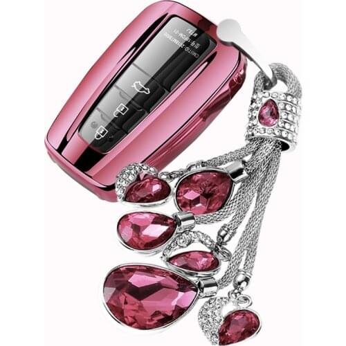 Car Key Fob Cover Case High quality Soft TPU for Toyota CHR C-HR Camry Prius Prado 2016 - 2018 2 3 Buttons Remote Key case