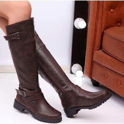 Женские высокие ботинки ZHDAOR China At AliExpress