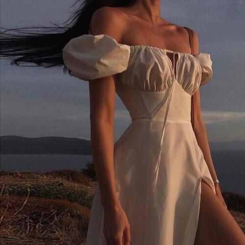 Vintage Lace-Up Fashion White Black Elegant Ladies Backless Long Dress Elegant Backless Lace Up Party Sexy Slim Elastic