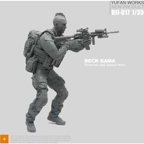 1/35 Resin Soldier Seals Model Kit figure DJJ-17